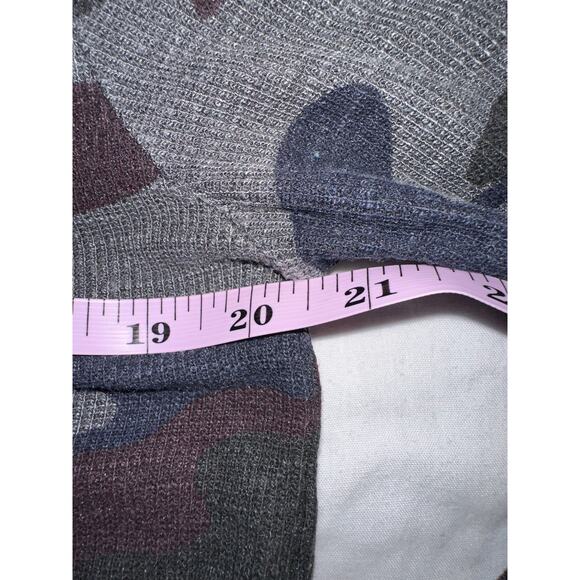 NWOT STATESIDE CAMO THERMAL TOP TEE UNIQUE COLORS- BLUE BURGUNDY OLIVE GREY L - Picture 5 of 9